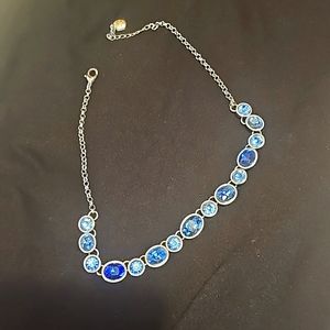 Blue gem necklace